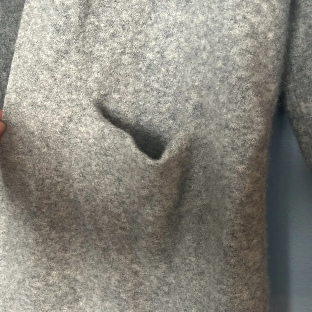 Everlane The Cozy Stretch Short Wool Blend Open Long Sleeve Cardigan - Image 4