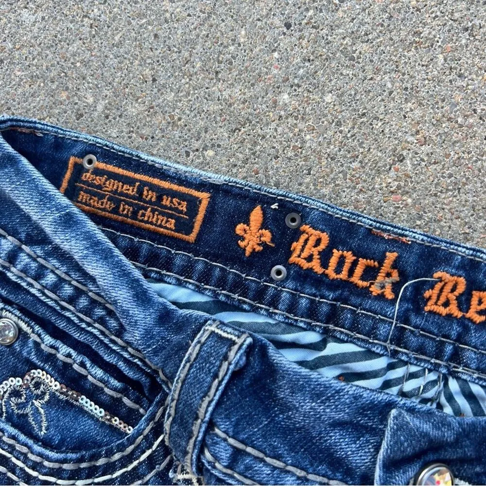 Rock revival LYNKAI easy stretch crop jeans Size 27 - Image 3