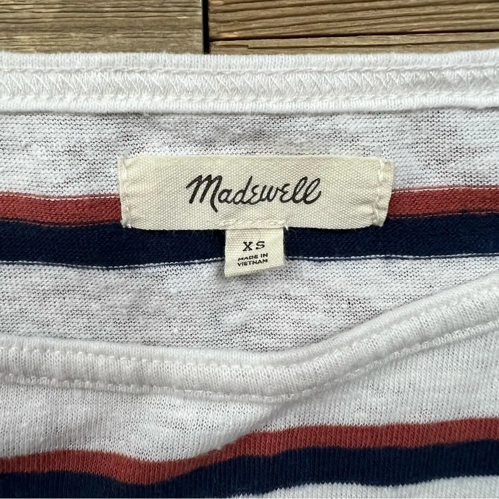 Madewell Modern Linen Tank Top in Stripe - Image 8