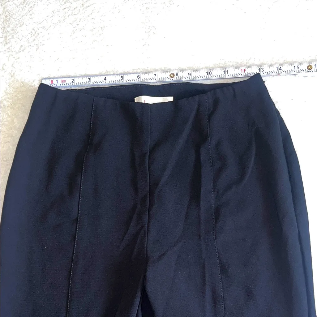 Anthropologie Zinnia Flare Trousers Black Tulip Hem‎ Size 2 - Image 3