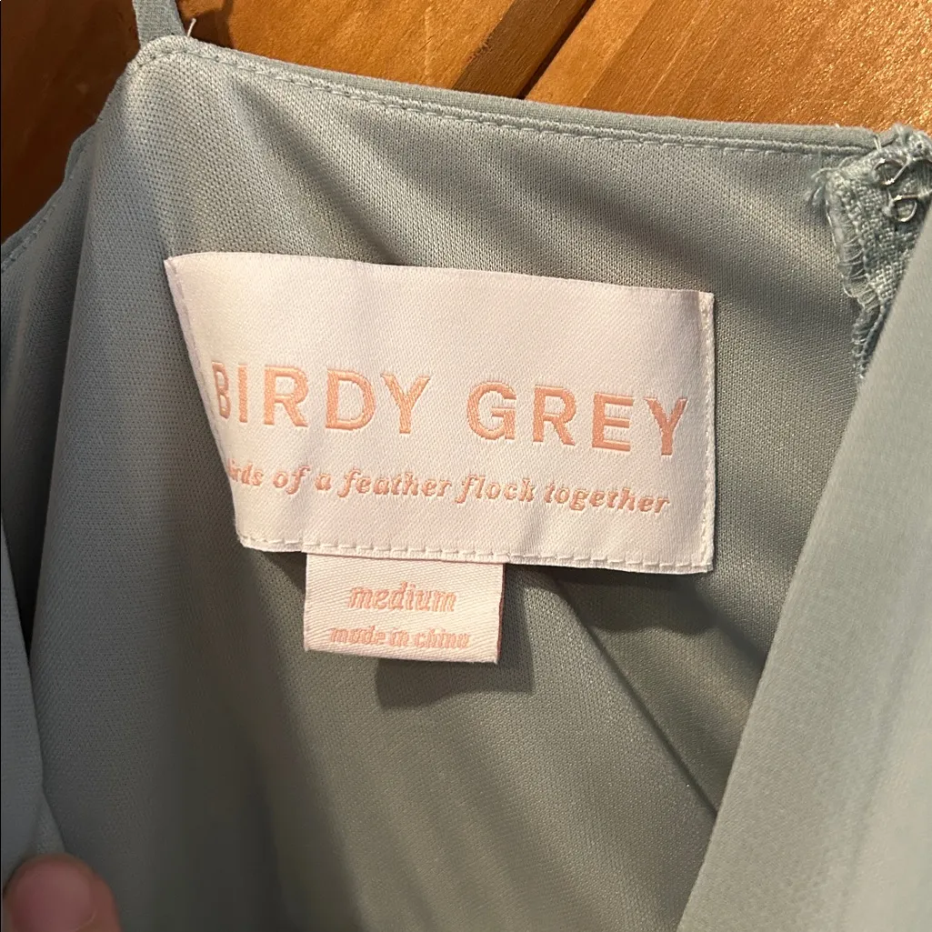 Birdy Grey Chiffon Sage Kaia maxi bridesmaid dress - Image 12