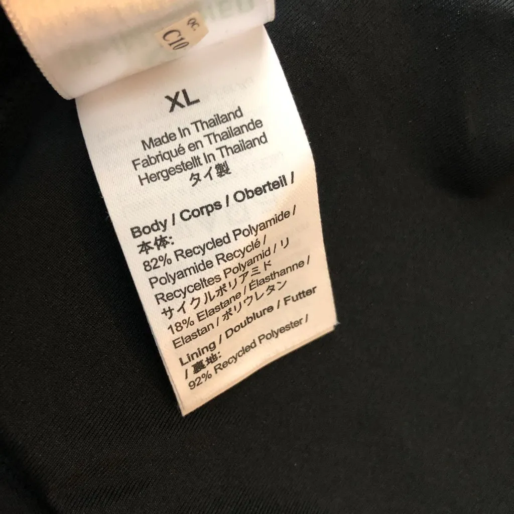 J Crew Squareneck Bikini Top Removable Padding Black XL - Image 6