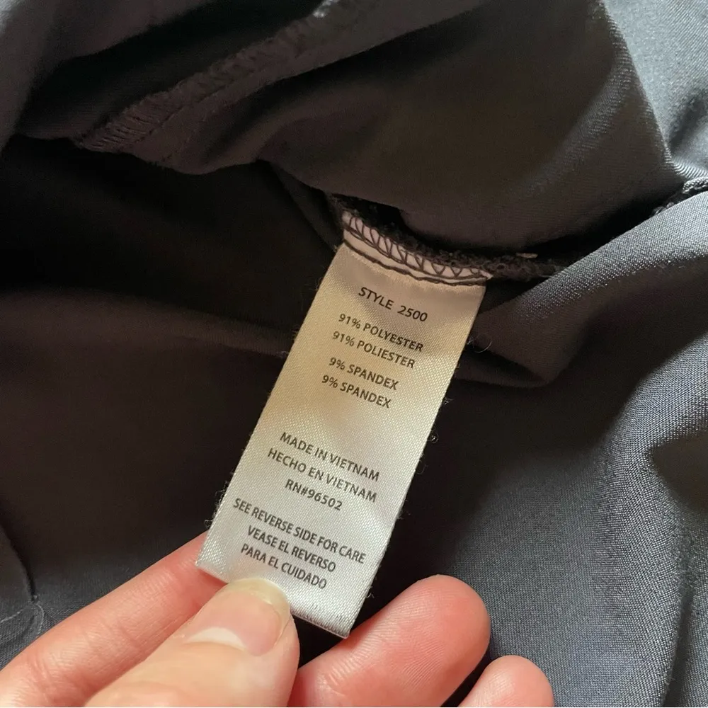 HH Works by Healing Hands Light Grey Scrub Too XS - Image 5