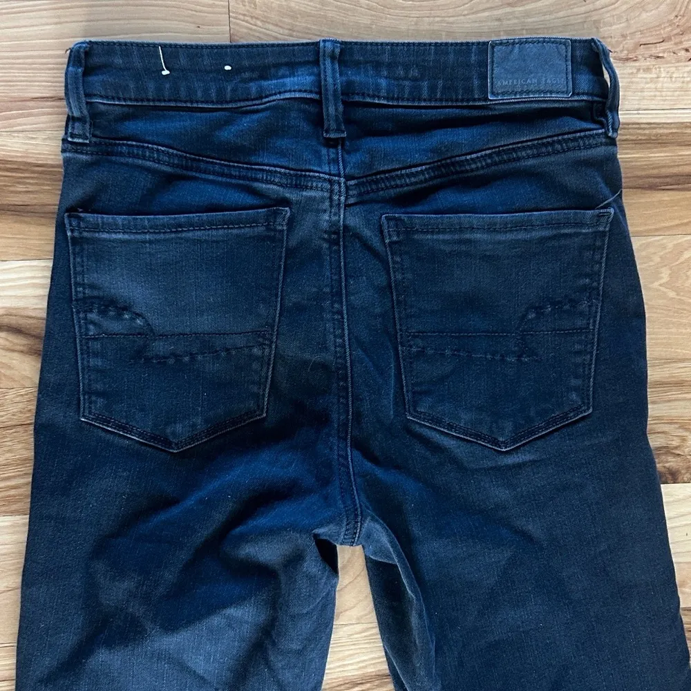 American Eagle Women's  AE Next Level High-Waisted Black Jeans size 6 regular LN - Image 6