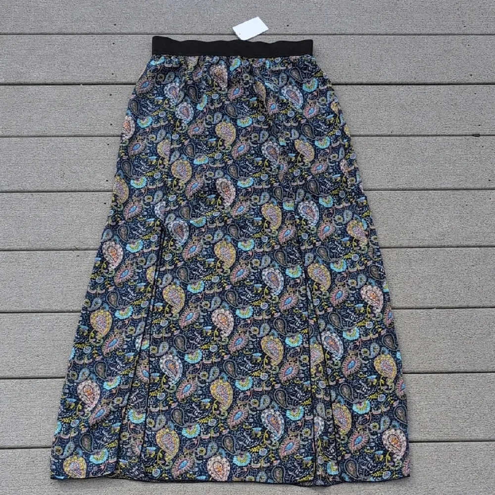 NWT Socialite Sheer Hollow Out Maxi Skirt| Paisley Print Maxi Skirt - Image 5