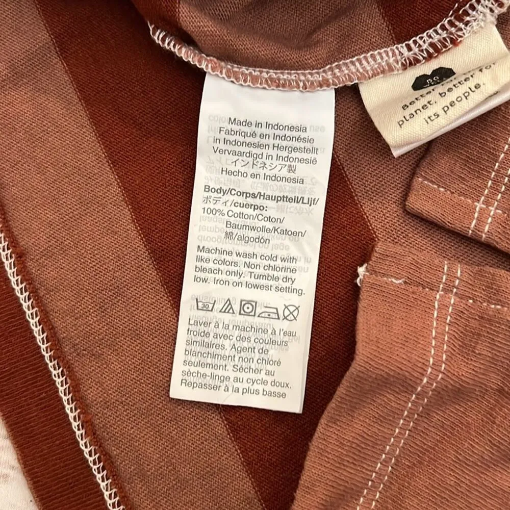 Madewell Dip-Dye Oversized Tee in Groton Stripe - Image 5