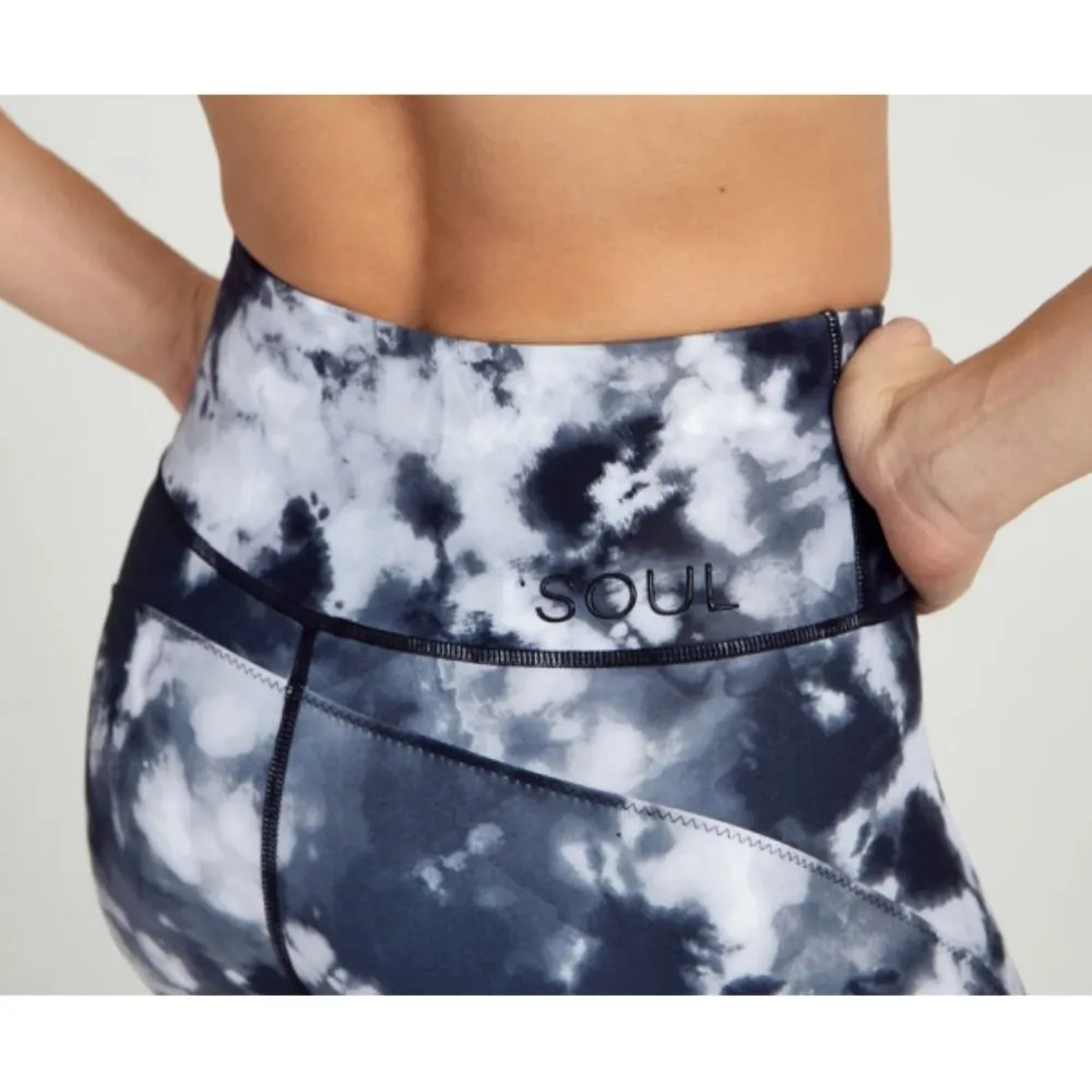 Tie-Dye Contour Stitch Tights Skinny Run - Image 3