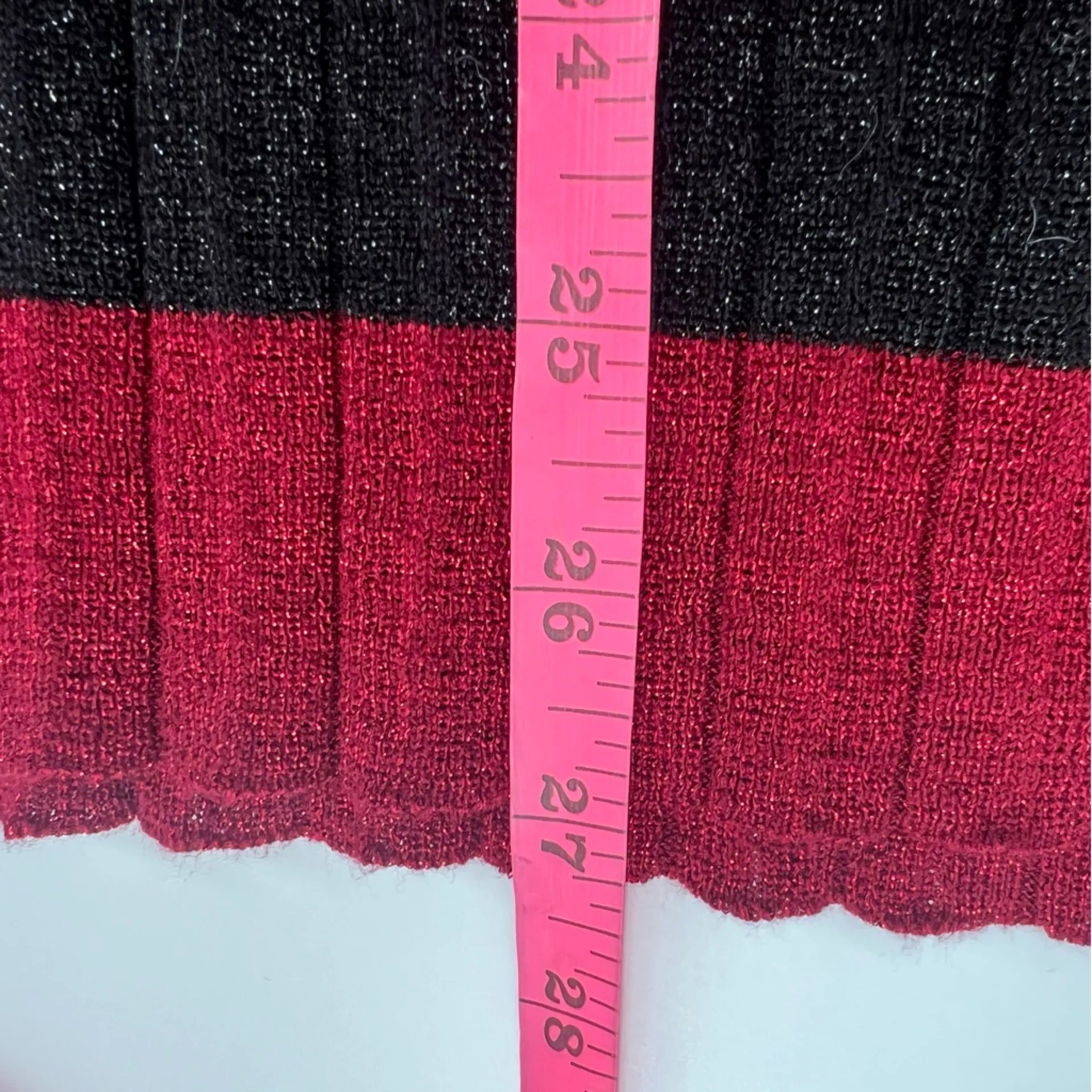 NWT Sui By Anna Sui Skirt Maxi Striped Pleated Knit - Image 6