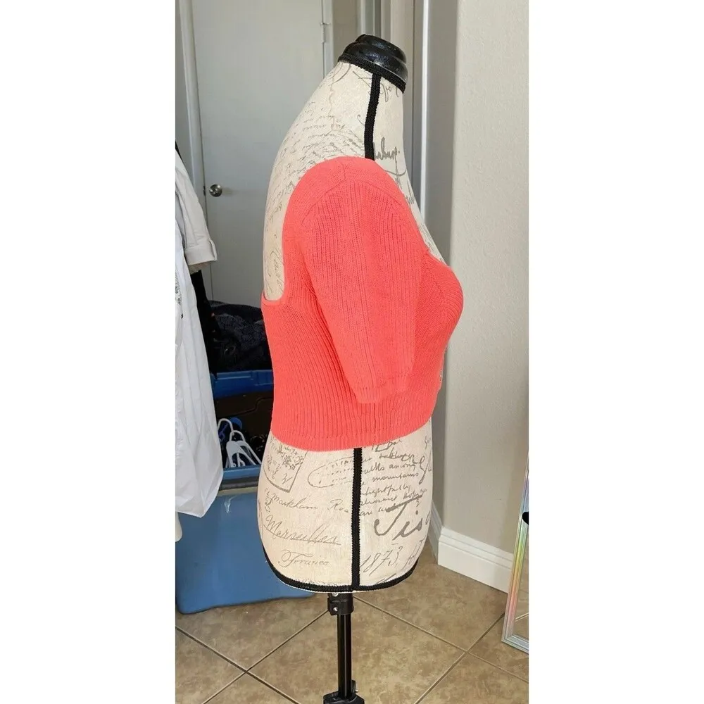 Wilfred Aritzia Womens Cropped Top Sweater Sz XS Boho Soft Girl Festival Beach - Image 7