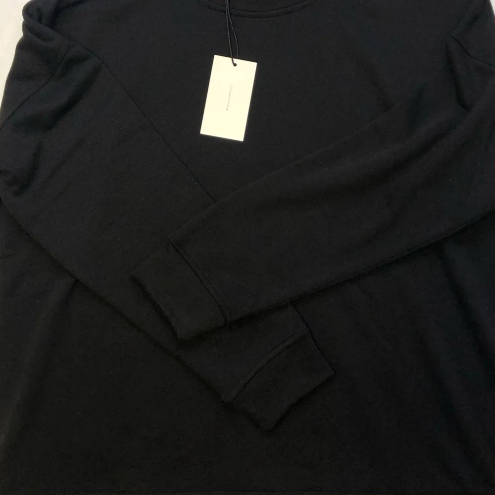 NWT HALSTON Studio French Terry Crew Neck Long Sleeve Sweatshirt Pull Over Med - Image 11