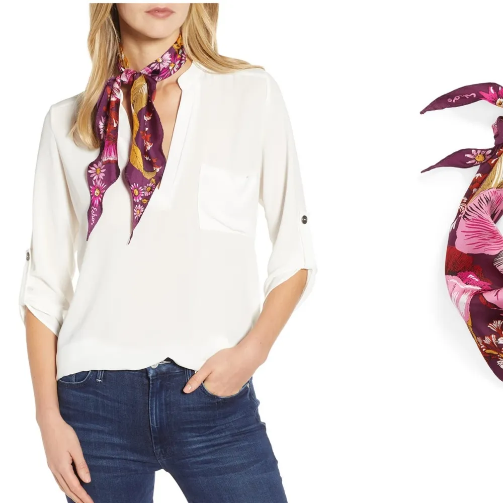 Echo Design floral silk scarf - Image 3