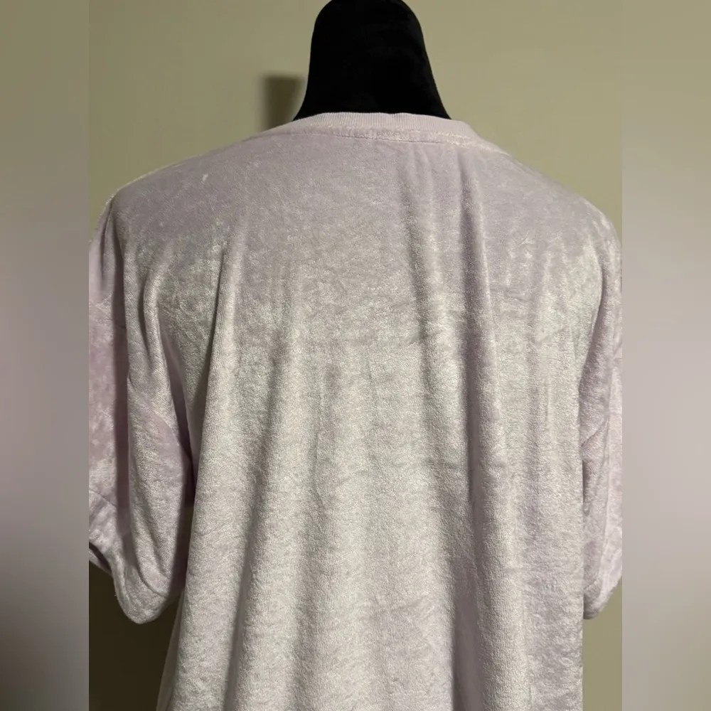 EUC Anthropologie Saturday/Sunday Lilac Crushed Velvet top size small - Image 6