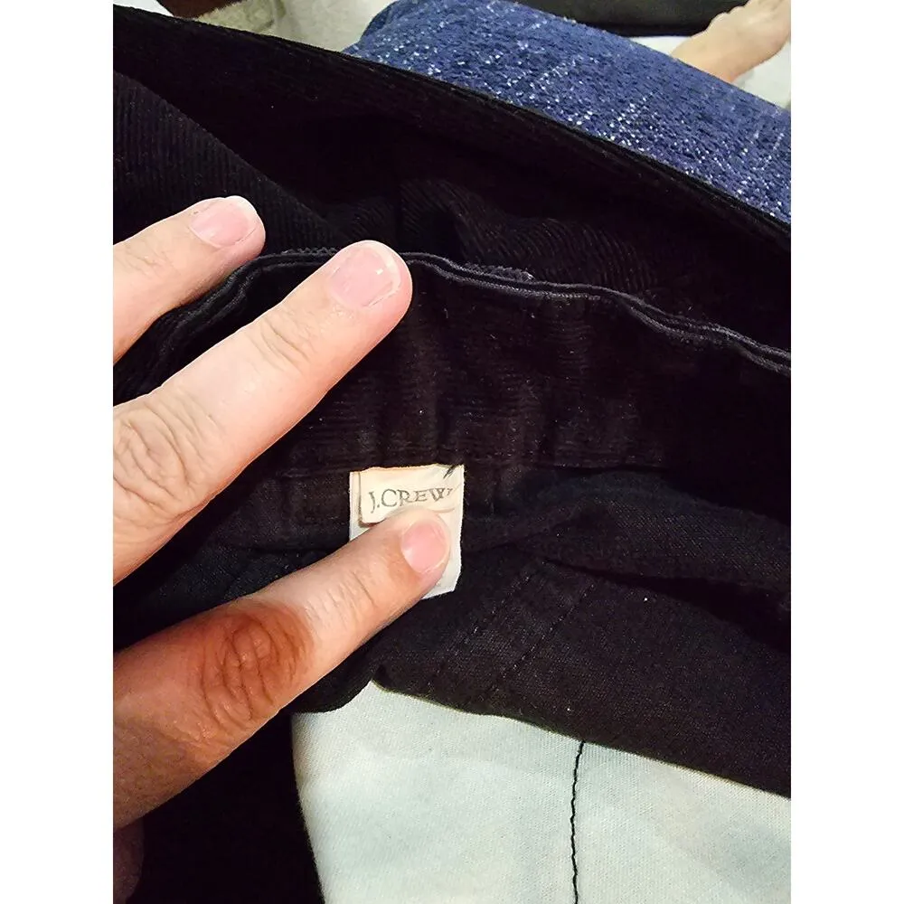 J. Crew Favorite Fit Black Corduroy Pants Size 27 Short - Image 7