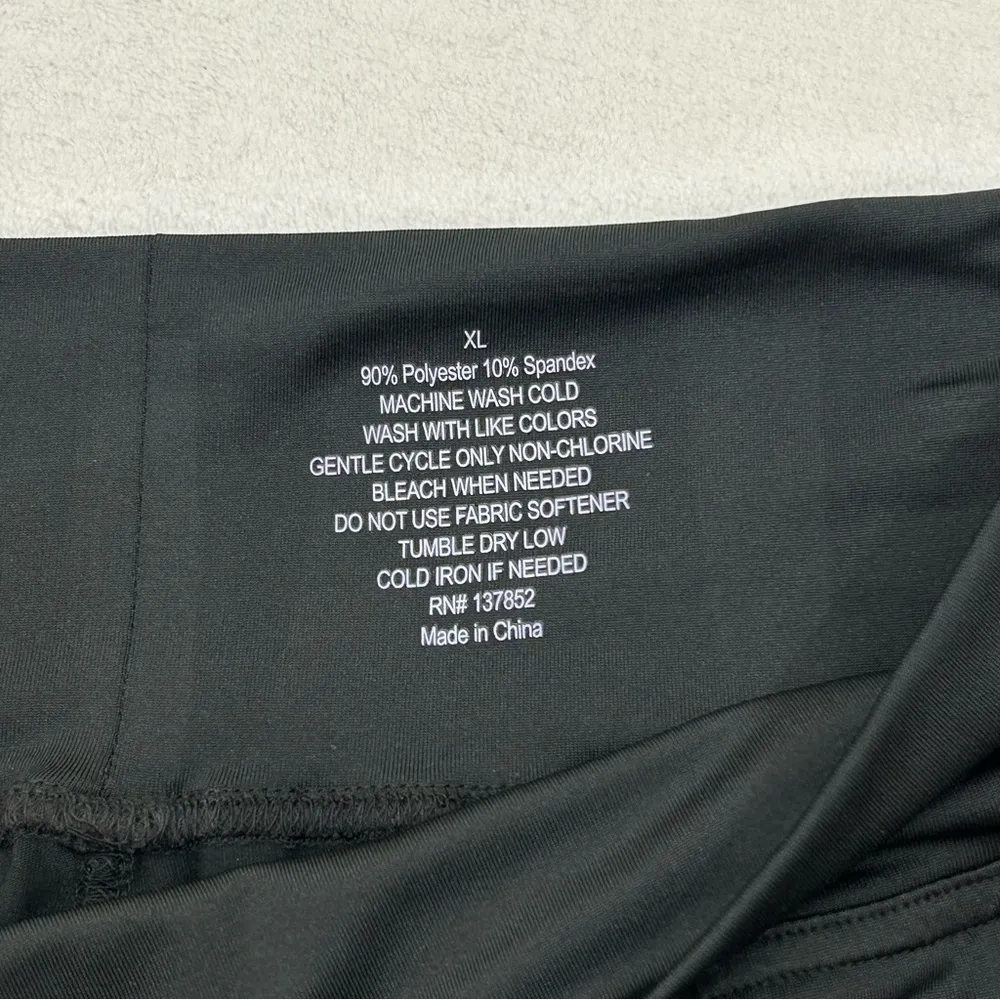 Philadelphia Eagles NFL Football Zubaz Black Athletic Yoga Pants Women’s Size XL - Image 10