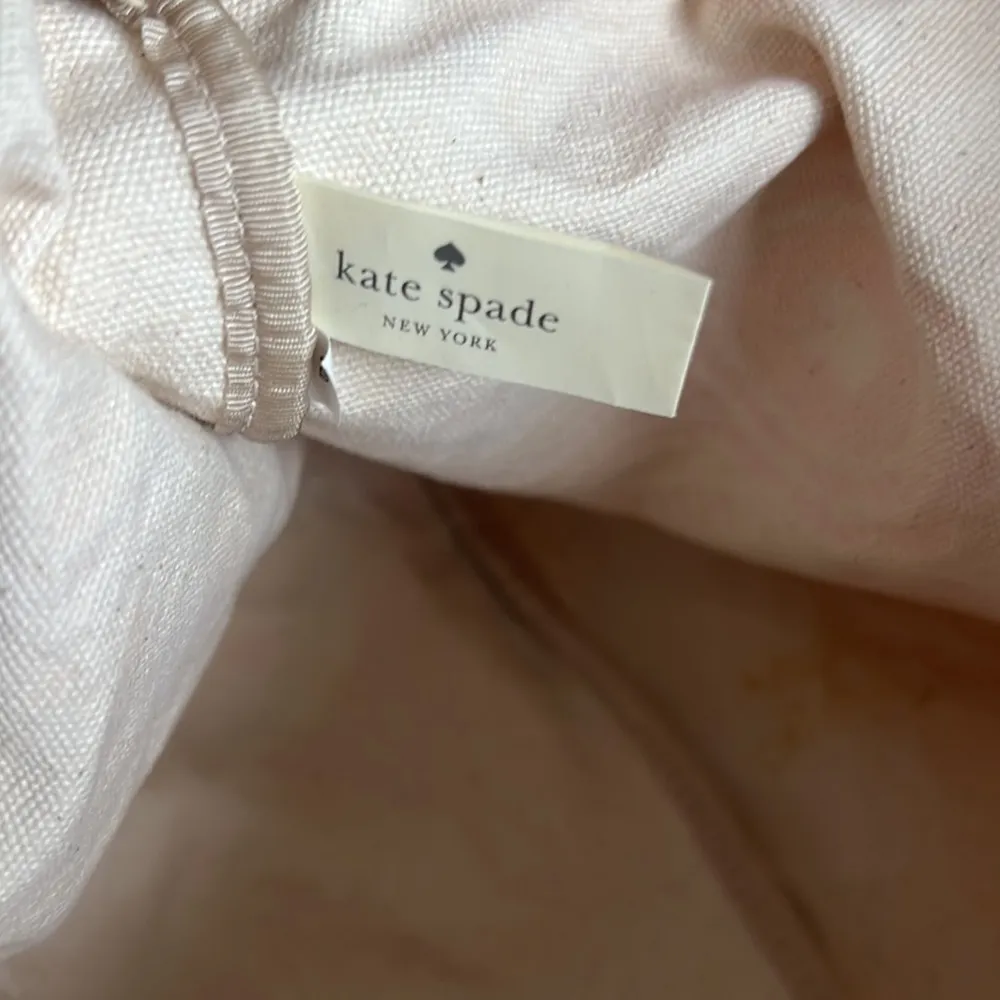 Kate Spade Canvas 20th Anniversary 20 Things We Love Tote Bag Pink Beige - Image 10