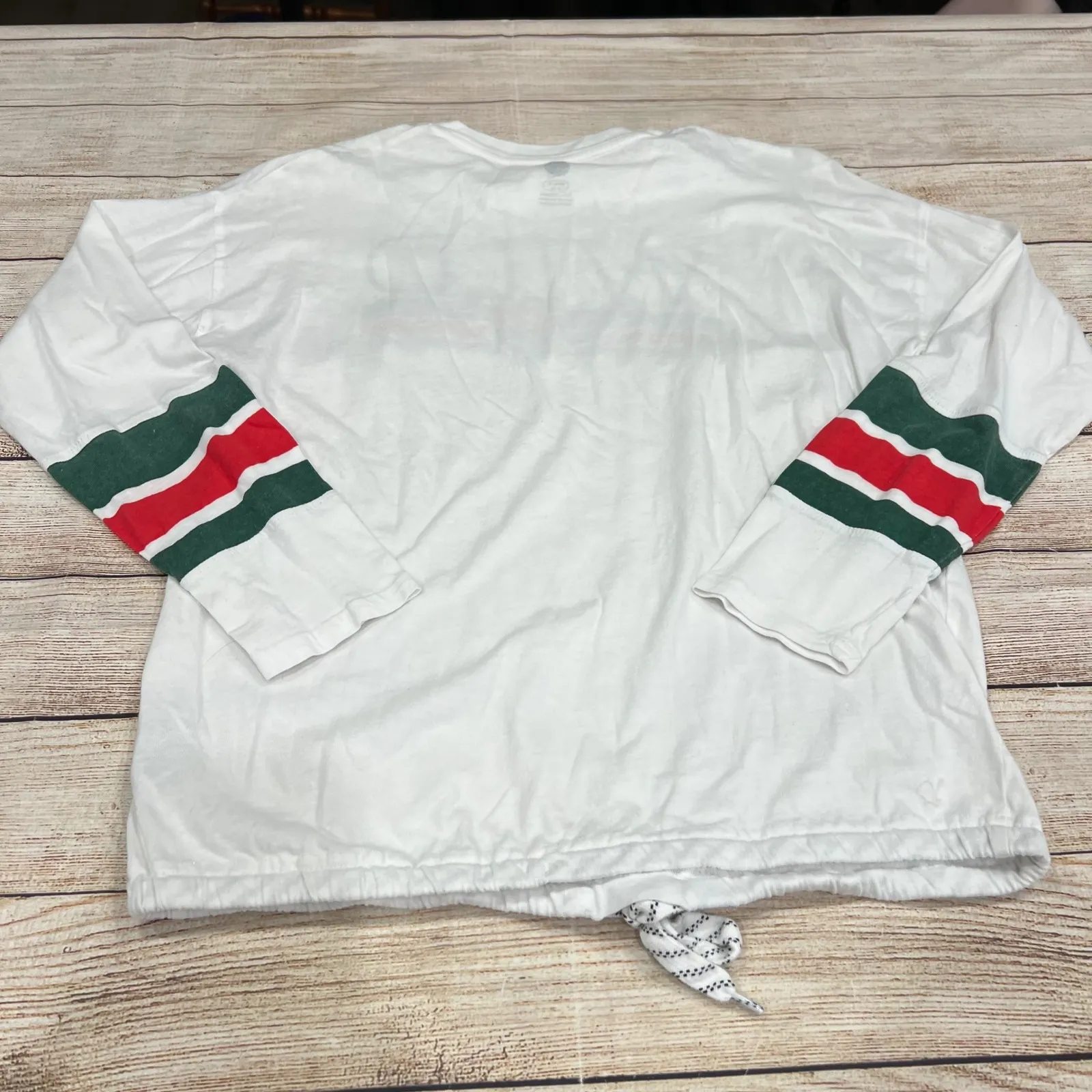 Minnesota Wild NHL Hockey Long Sleeve T Shirt Women's Medium White - Image 8