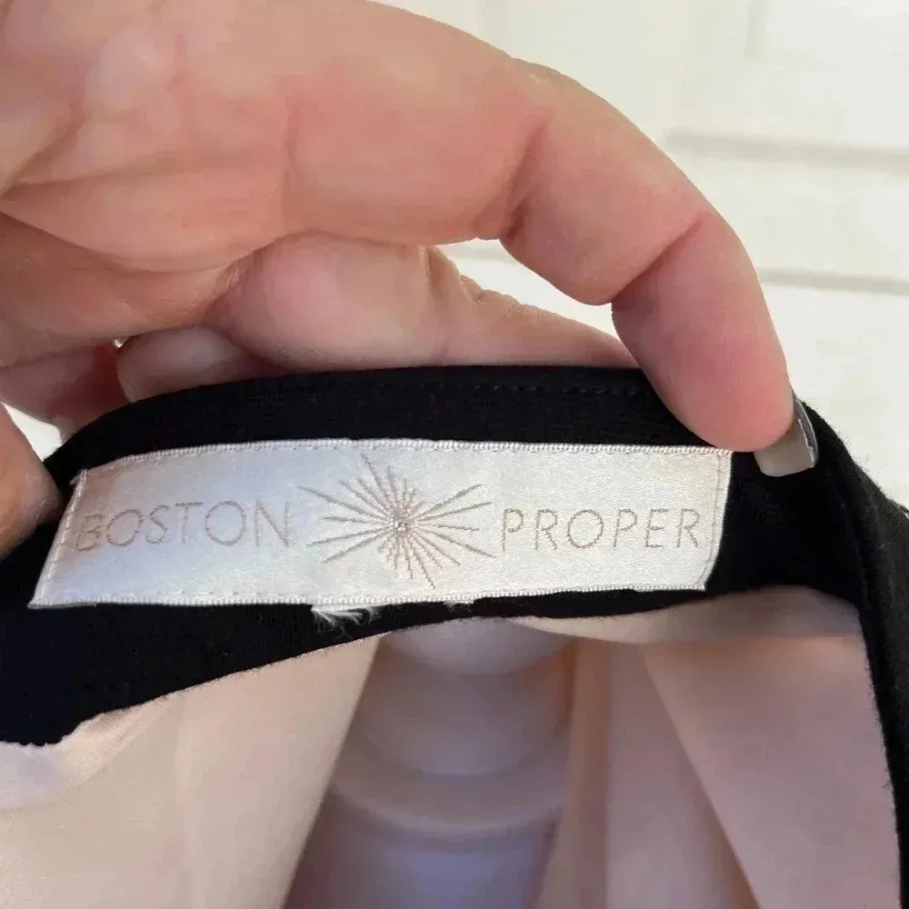 Boston Proper lace overlay elegant lined jacket - size L - Image 10