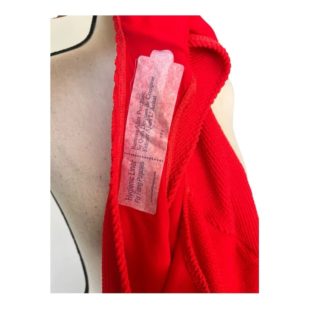 NWOT Good American Red Always Fits One-Piece Swimsuit Size 7/8 (4XL/5XL) - Image 7