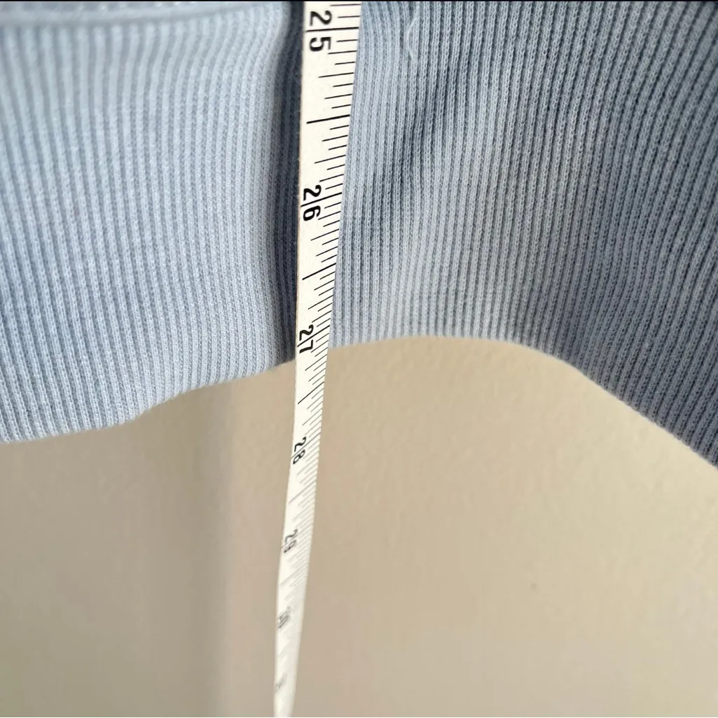 Fila Sweatshirt Silver Blue with Pockets XL - Image 7