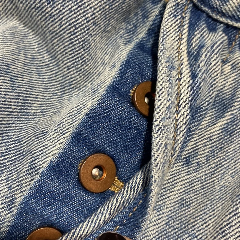 Blank NYC shorts jean shorts‎ distressed gray size 27 button fly - Image 4