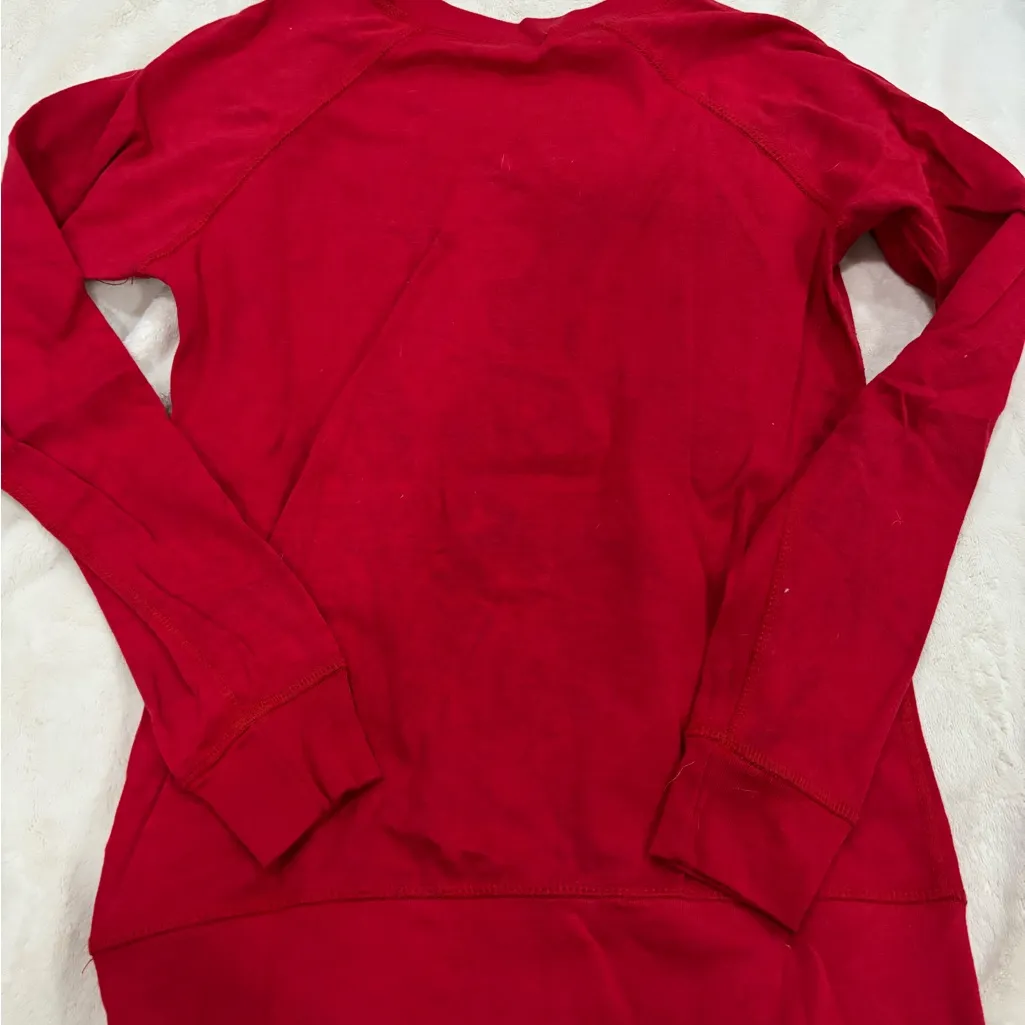 Marvel Red Crew Neck Sweater with Superhero Faces - Image 3