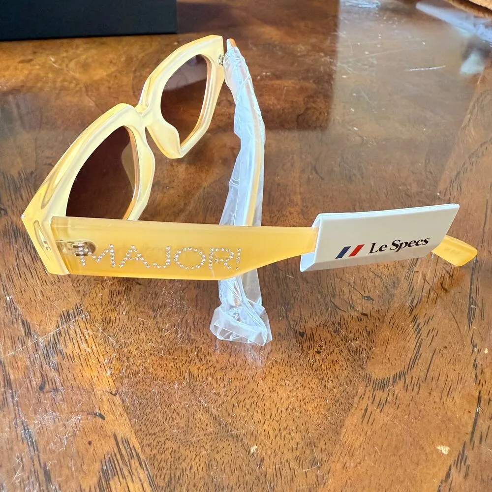 Le Specs Unisex Major Exclusive Yellow Limoncello Sunglasses - Image 4