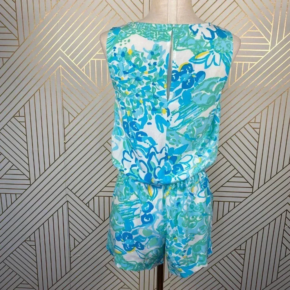 Lilly Pulitzer‎ Tybee Romper Resort White in Pinch - Image 7