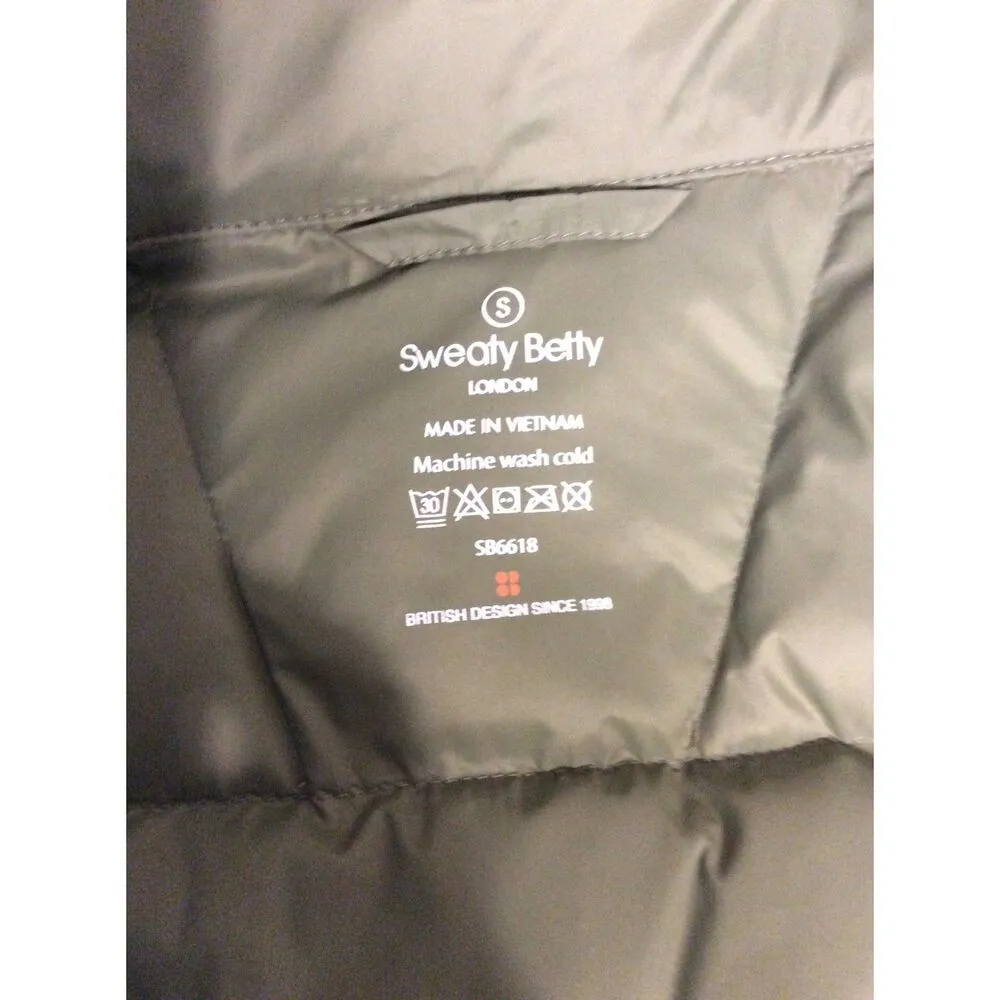 NWOT Sweaty Betty London Pathfinder Down Jacket Coat Small S Puffer - Image 8