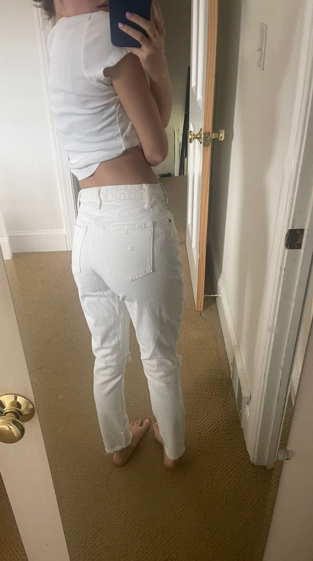 Curve Love White Skinny Jeans - Image 5