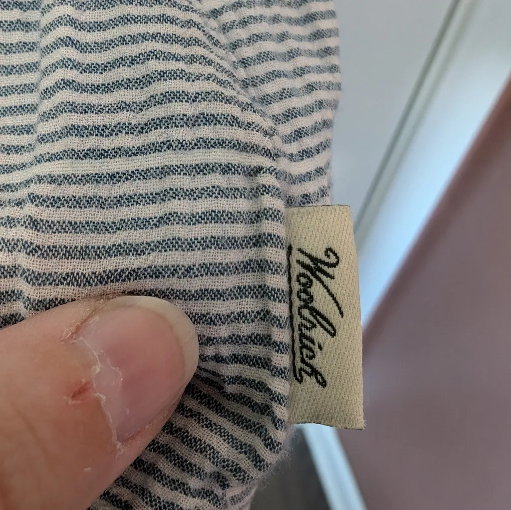 Woolrich Stripped Women's M Cotton Tank Top - Image 4