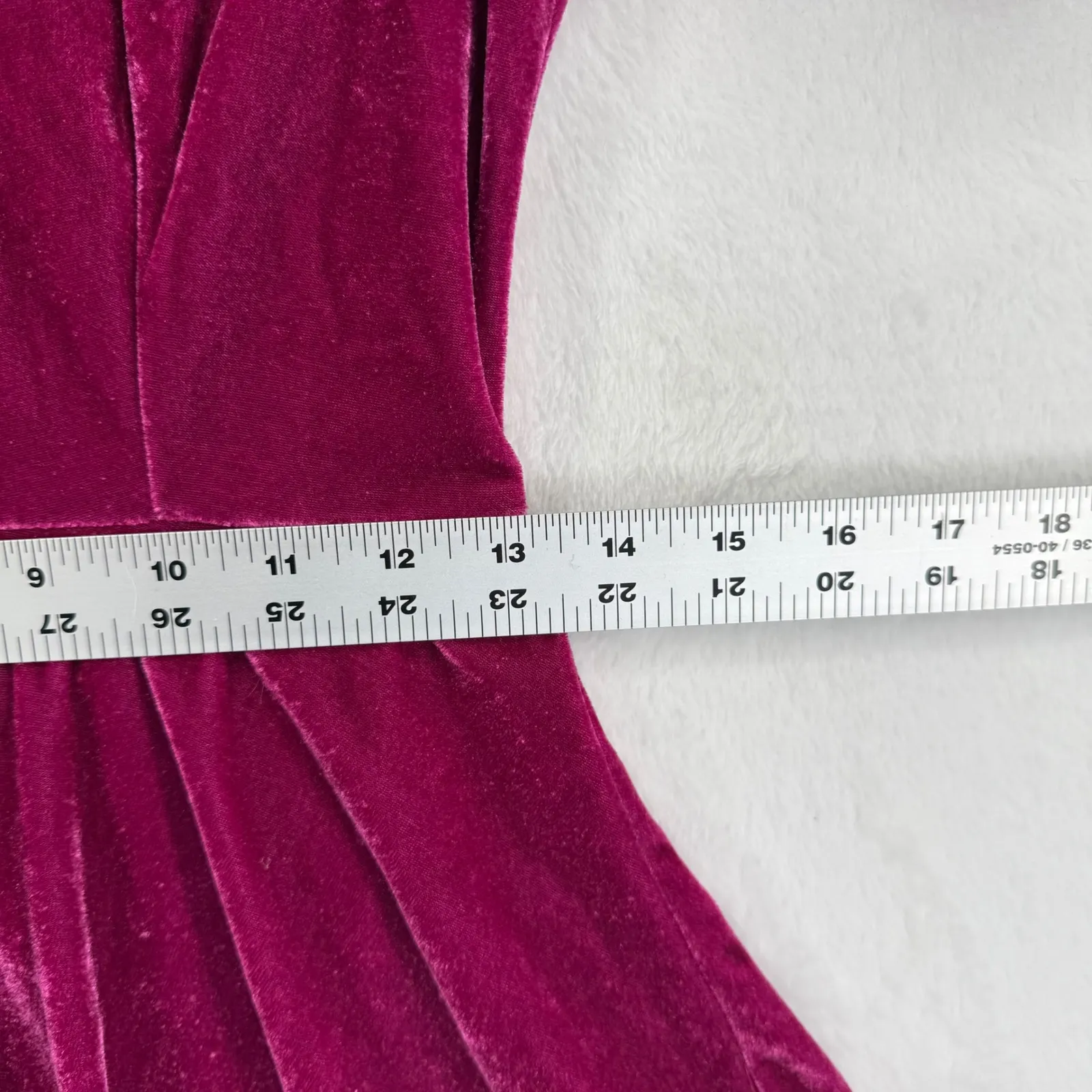 Fanco Velvet Dress Women's Small Purple Short Sleeve‎ Party Mini - Image 3