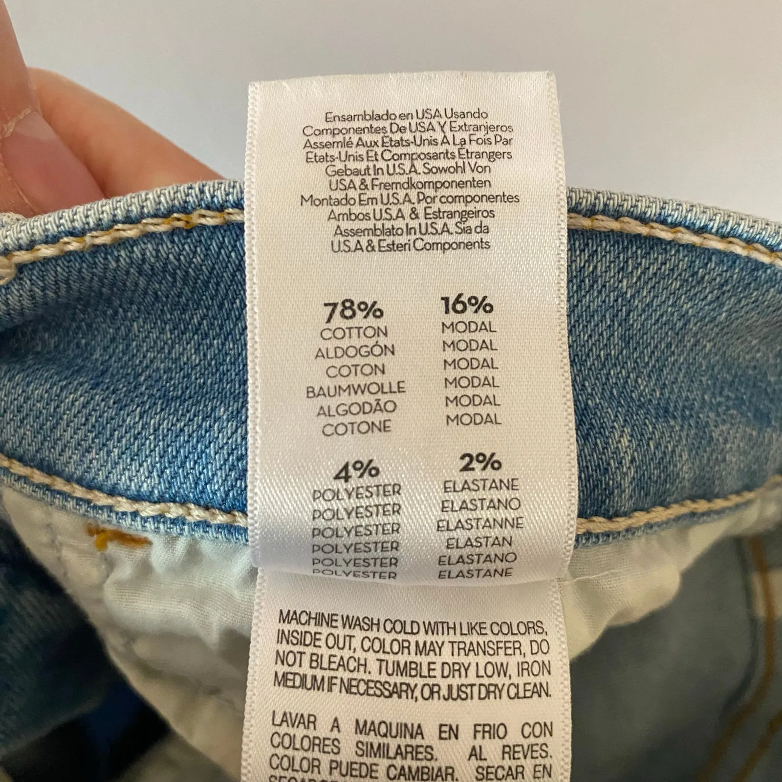 Mother Denim The Hustler Ankle Fray Jeans in High-Life Cropped Women's size 26 - Image 15