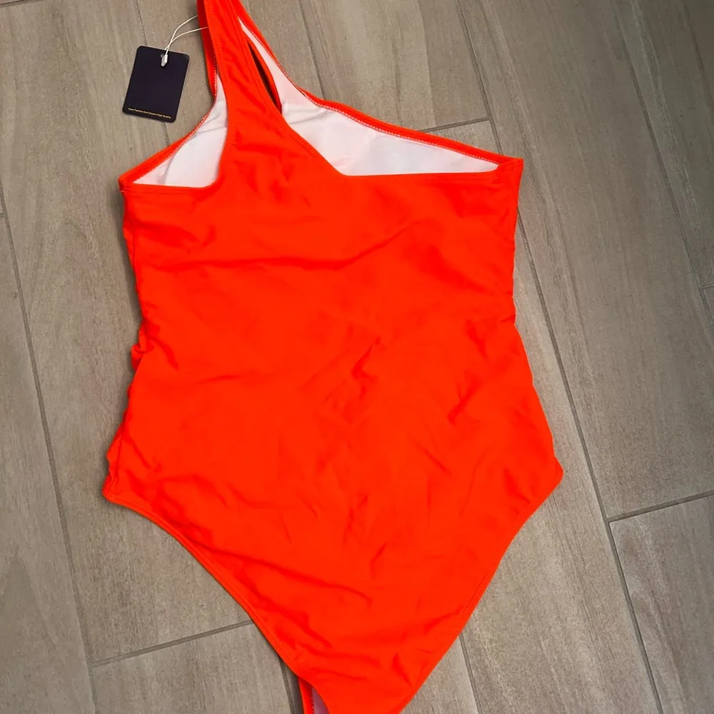 Beilon One-Shoulder Orange Swimsuit - Image 4
