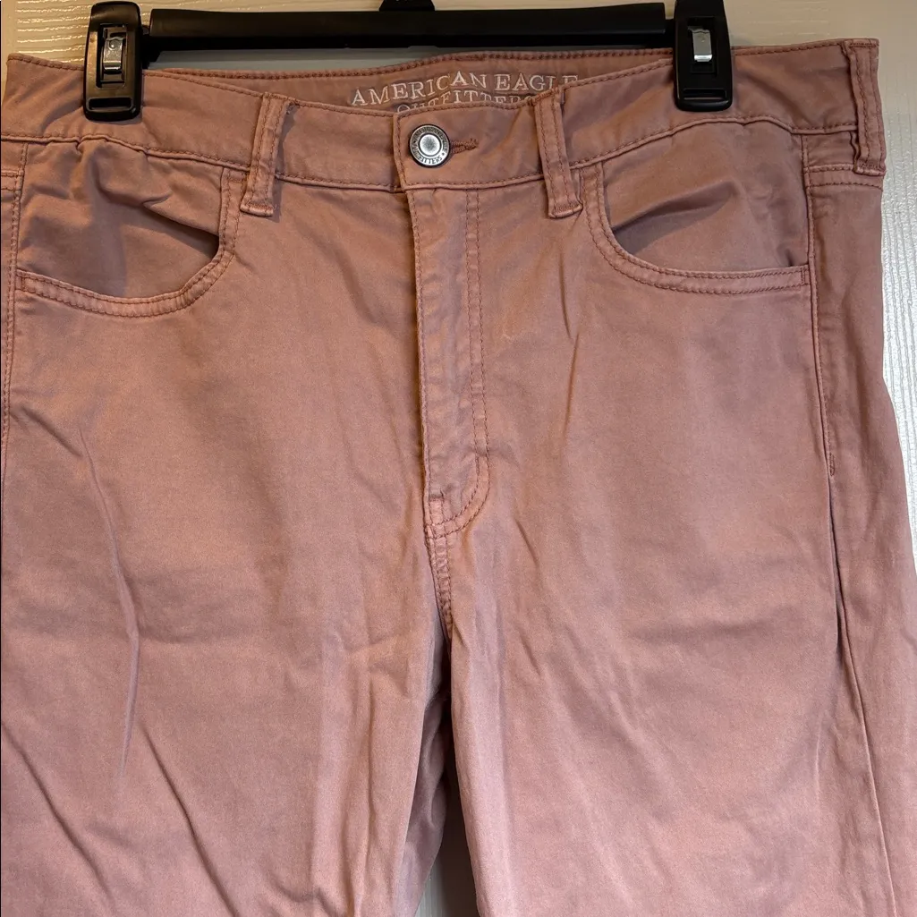 American Eagle | Light Pink “Super Hi-Rise” Jegging Skinny Jeans Size 12 Regular - Image 2