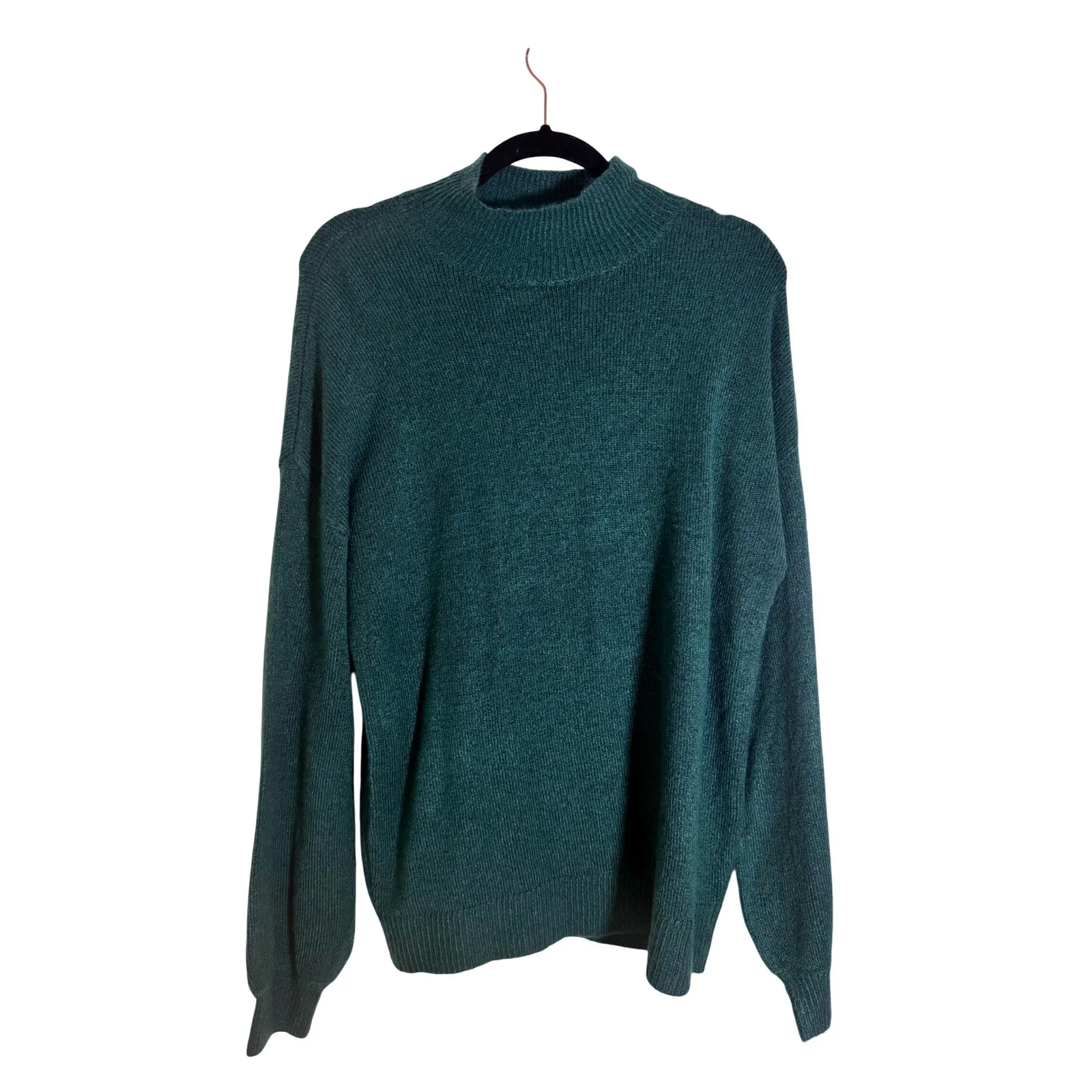 Market & Spruce Marled Knit Mock Neck Sweater Women's Large NWT - Image 2