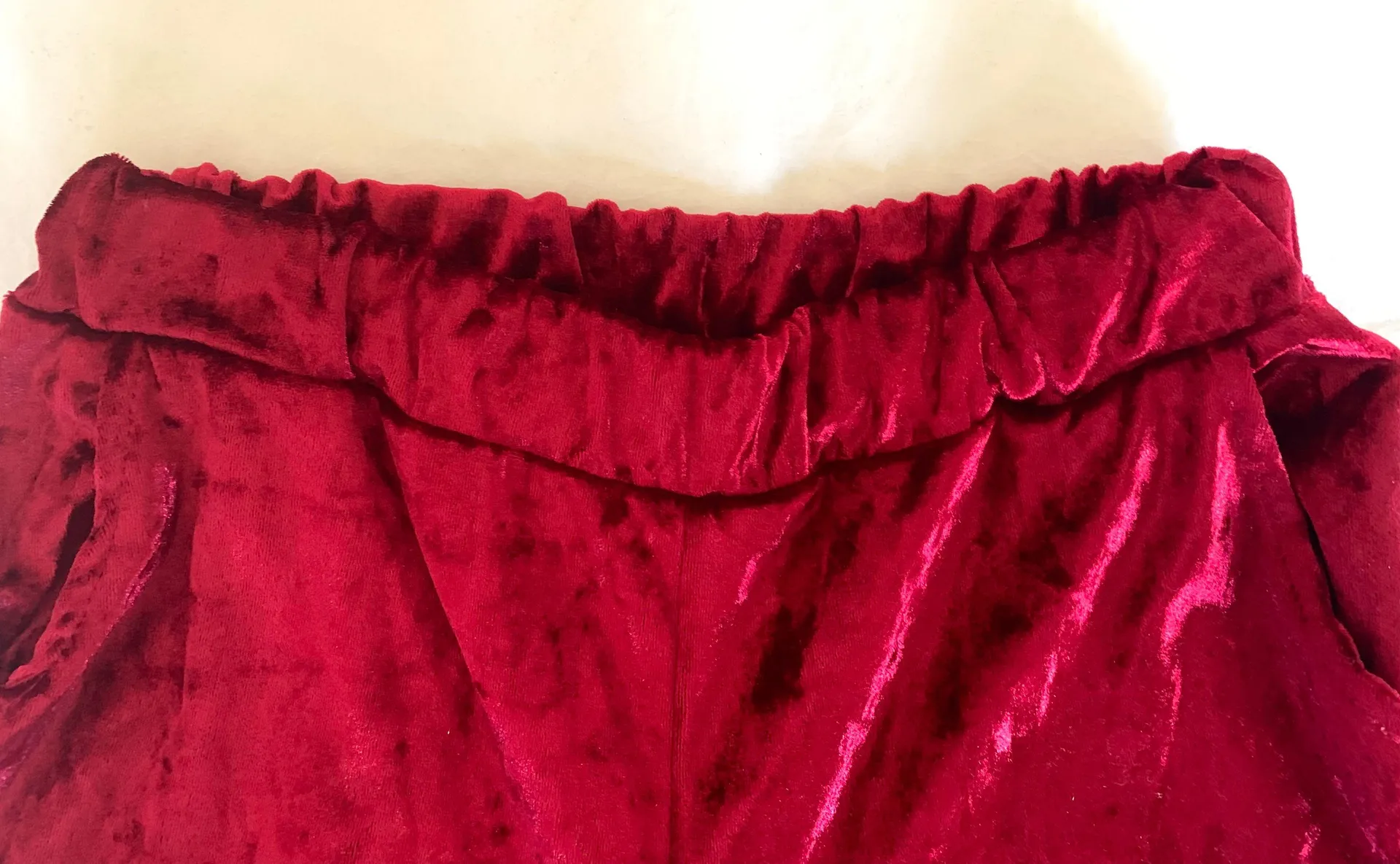 Long Sleeve Top and Pants Loungewear Set Red - Image 5