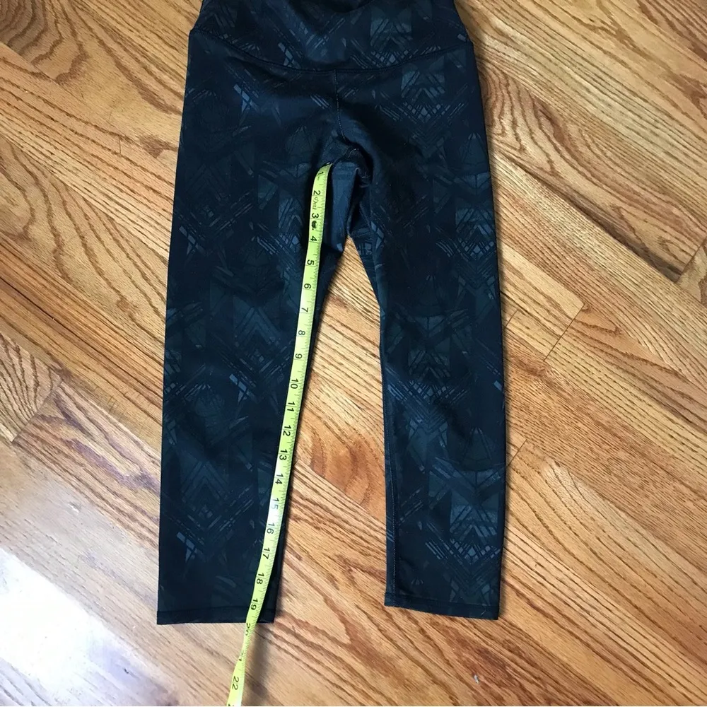 Alo Black/Dark Green Pattern Legging - Image 5