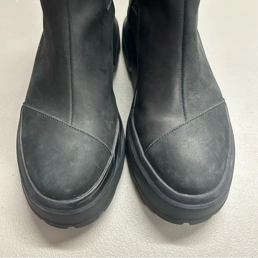 Toms Black Alpargata Combat Boot Stretchy Logo Strap Chunky Womens Size 7.5 - Image 7