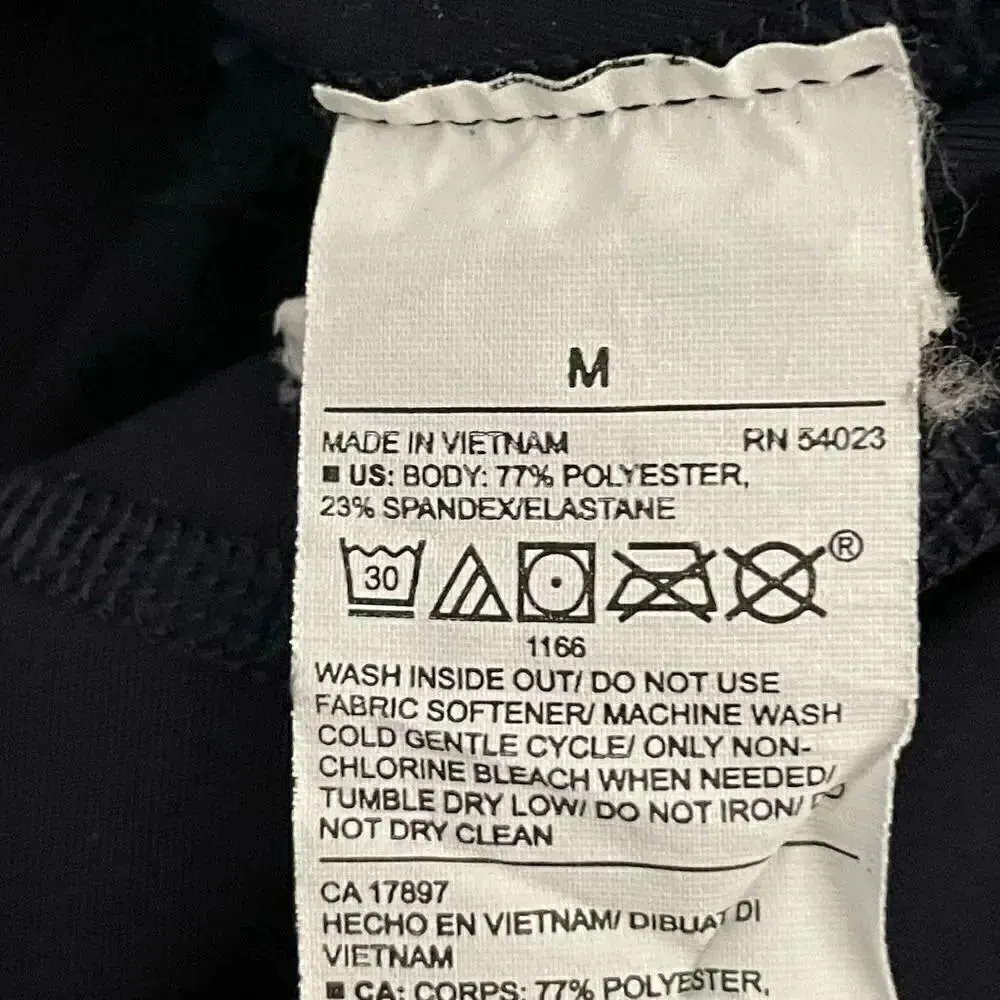 Old Navy Active Women’s Powersoft Navy High Waist Stretchy Yoga SZ M # 1155 - Image 10