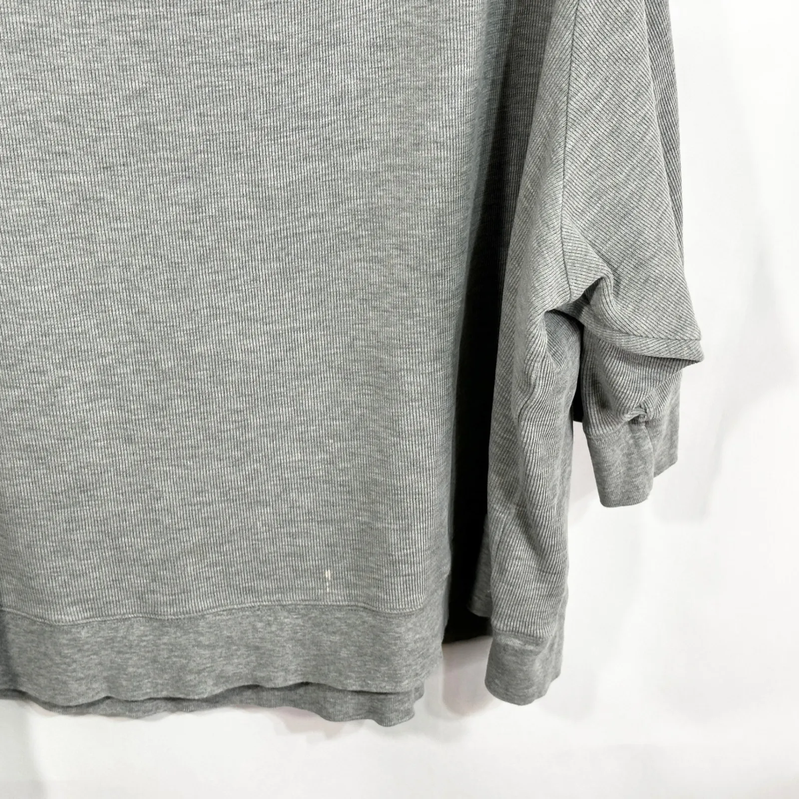 Cacique Plus‎ Size 26W 28W Sleep Top Gray Pullover Oversized Lounge Pajama 727 - Image 7