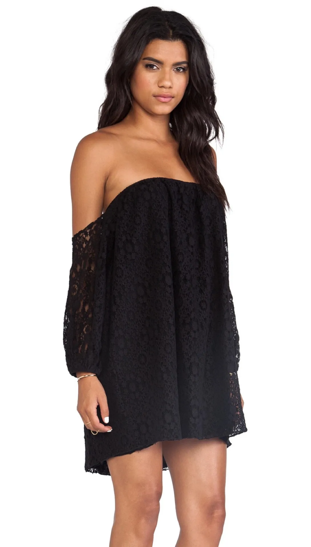 Boulee Audrey Black Lace Dress - Image 2