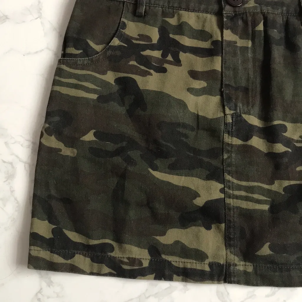 Wild Honey Camo Mini Skirt Grunge Festival - Image 3