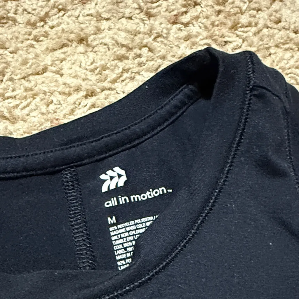 All in Motion Black Tank Top - Image 2