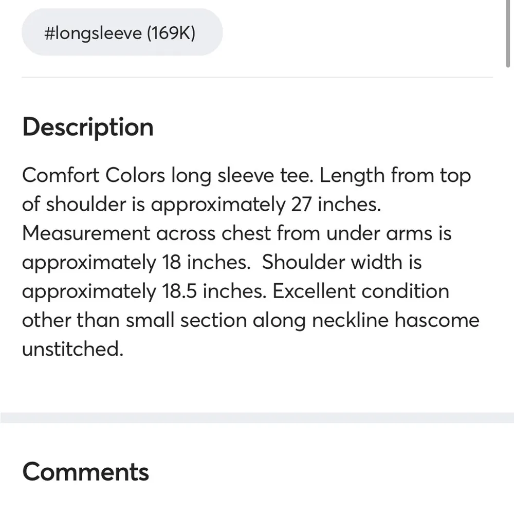 University of Alabama Comfort Colors Long Sleeve T Shirt Womens Small - Image 8