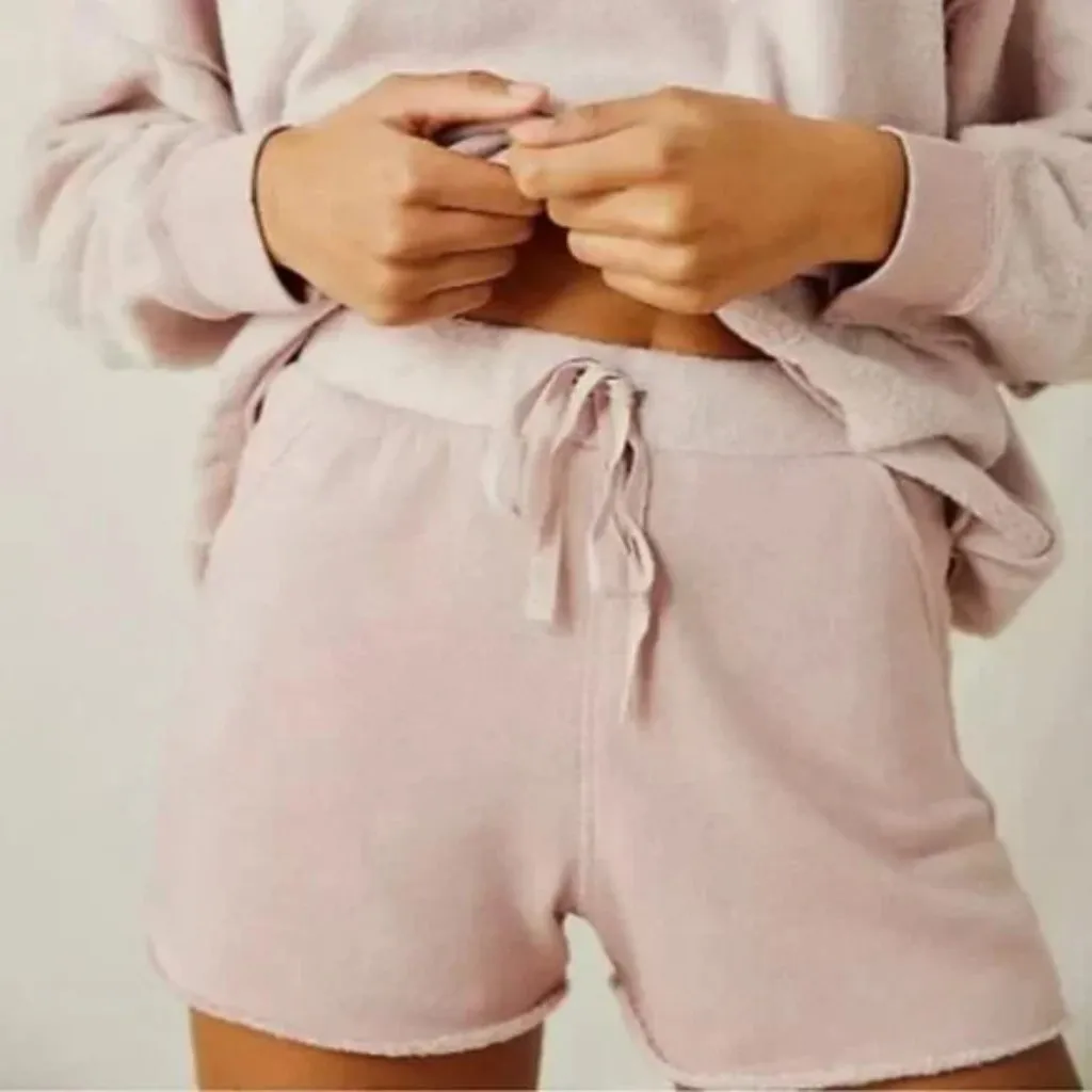 Free People Intimately FP Light Pink Soft Kelly Lounge Shorts Size M - Image 3