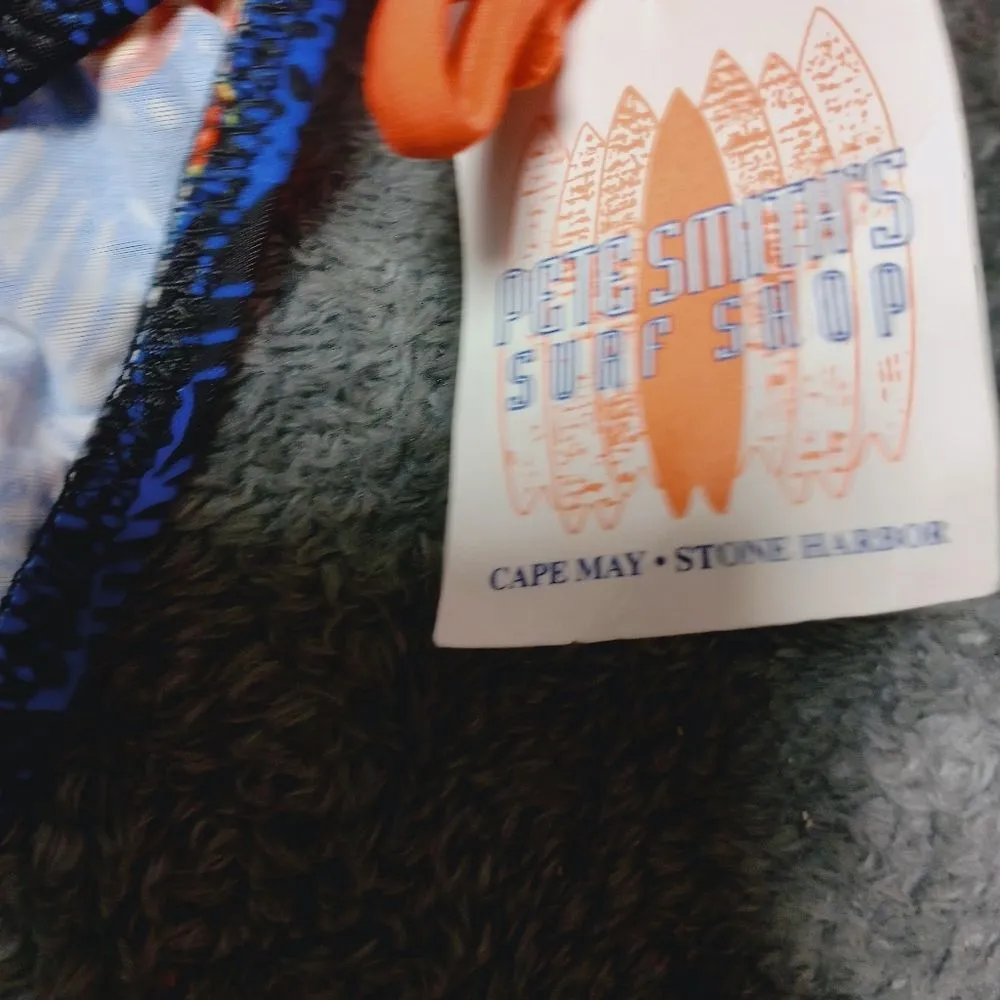 NWT POINT CONCEPTION Ethnic PRINT BIKINI BOTTOM SIZE LARGE Orange - Image 7