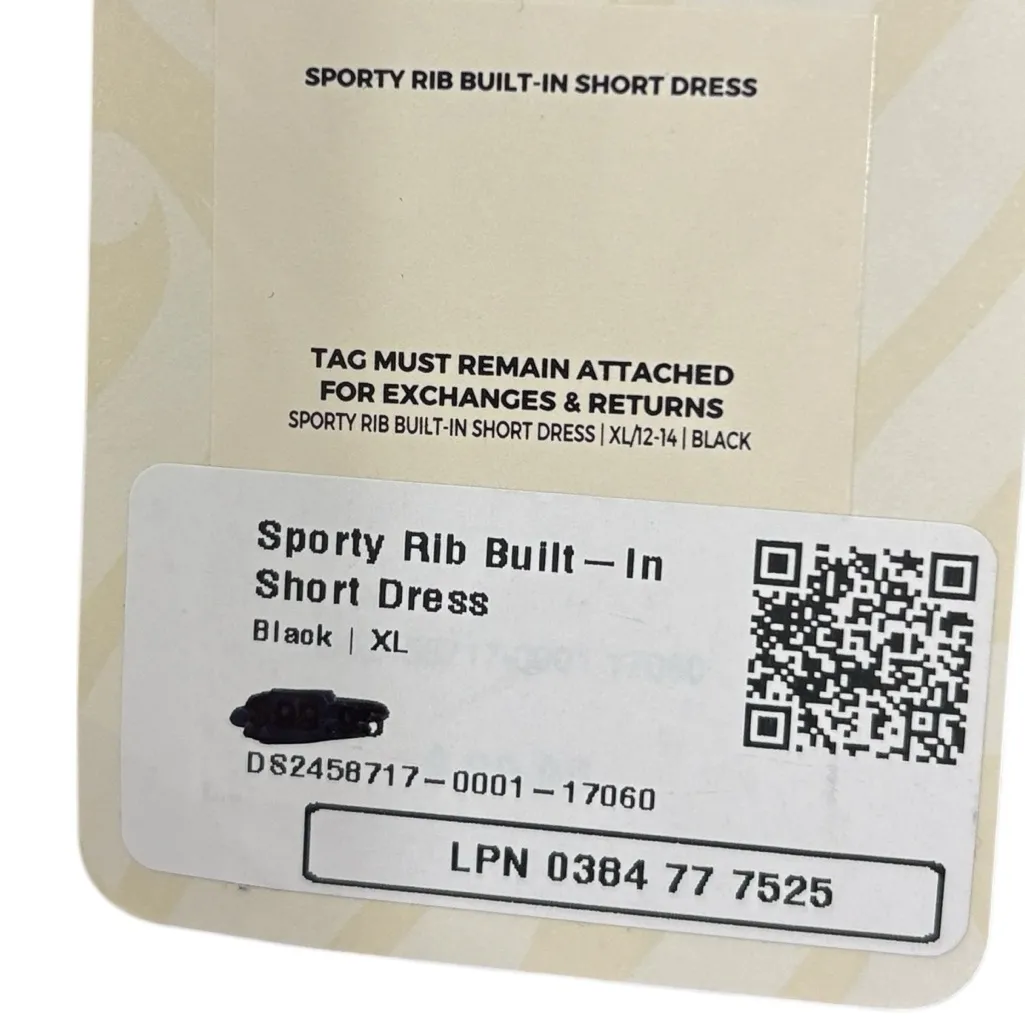 FABLETICS NWT Sporty Rib Built-In bra tennis athletic Short Dress XL - Image 5