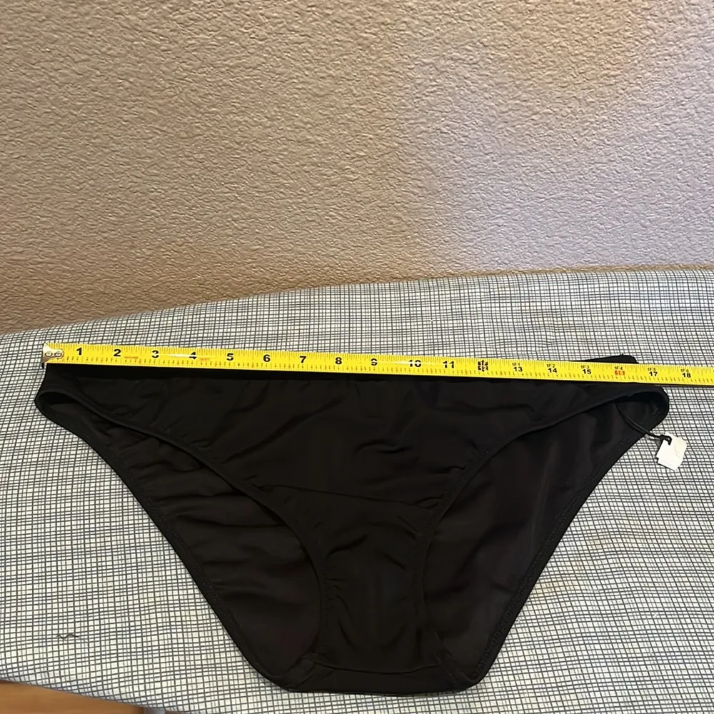 New Shade & Shore Black Bikini Bottoms Size Large NWT - Image 6