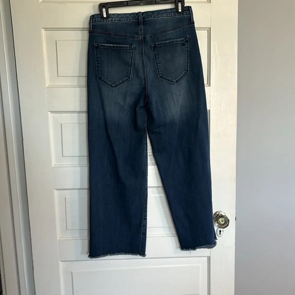 Jessica Simpson Adored High Rise Flare Crop Women's Blue Jeans - Image 3
