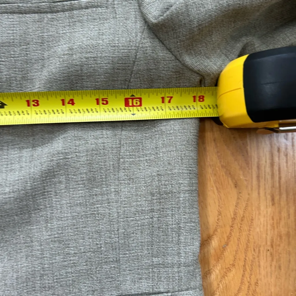 Ann Taylor Ladies Blazer Jacket Size 6 Lined Rayon Wool Blend Beige Vintage - Image 5